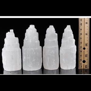 Beautiful crystal selenite towers!